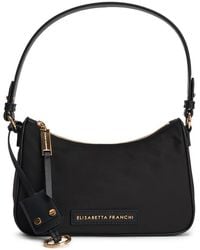 Elisabetta Franchi - Logo Plaque Tote Bag - Lyst