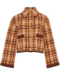 Cara Cara - Delilah Plaid-Jacquard Cardigan - Lyst