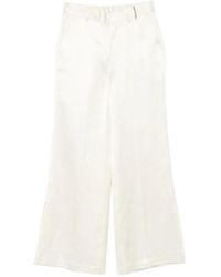 Panicale - Flat-Front Trousers - Lyst