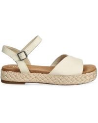 TOMS - Abby Buckle-Fastening Platform Espadrilles - Lyst