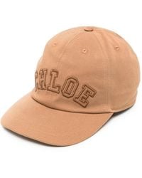 Chloé - Logo-Embroidered Baseball Cap - Lyst