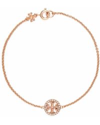 Tory Burch - Miller Pavé Chain Bracelet - Lyst