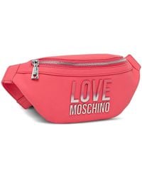 Love Moschino - Logo-Plaque Belt Bag - Lyst