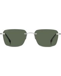 BOSS - Square-Frame Sunglasses - Lyst