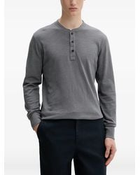 Rag & Bone - Long-Sleeve Henley T-Shirt - Lyst
