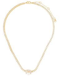 Kate Spade - Precious Pansy Tennis Necklace - Lyst