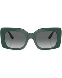 Vogue Eyewear - Rectangle-frame Logo-print Sunglasses - Lyst