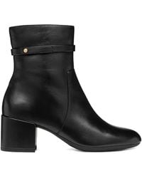 Geox - 60Mm Eleana Leather Boots - Lyst