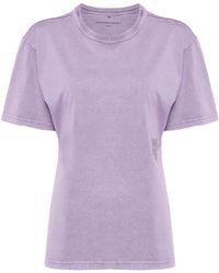 Alexander Wang - Puff Logo Boxy-fit Cotton T-shirt - Lyst