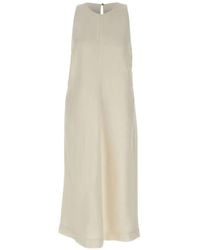 BOSS - Vestido Midi C-Delinna Acampanado - Lyst
