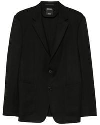 ZEGNA - Single-Breasted Notch-Lapel Blazer - Lyst