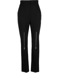 McQueen - High Waist Broek - Lyst