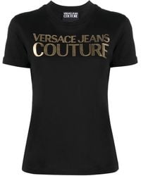 Versace Jeans Couture - Logo Print T-shirt - Lyst