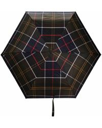 Barbour - Tartan Checked Umbrella - Lyst