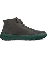 Camper - Peu Lace-Up Leather Ankle Boots - Lyst