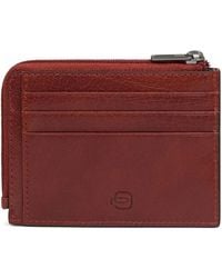 Piquadro - Zip Cardholder - Lyst