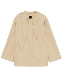 TOTEME - Cotton Scarfed Blouson Jacket - Lyst
