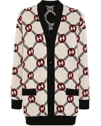 Gucci - Reversible Interlocking G Wool Cardigan - Lyst