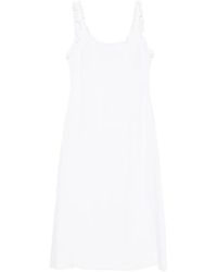 Posse - Florence Ruffled-Seam Midi Dress - Lyst