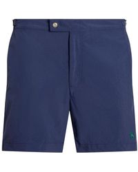 Polo Ralph Lauren - Monaco Mid-rise Swim Shorts - Lyst