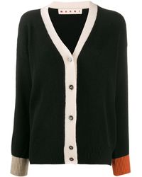 Marni Cárdigan con diseño colour block - Negro