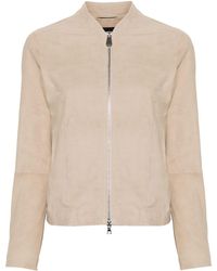 Peuterey - Lover Suede Leather Jacket - Lyst