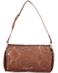 Desigual - Small Paisley-Embroidered Braided-Strap Crossbody Bag - Lyst