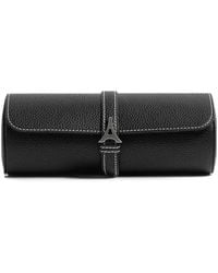 Manière De Voir - Fred Pebbled Faux-Leather Contrast Stitch Watch Roll - Lyst