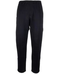 Prada - Cotton-Fleece Pants With Re-Nylon Details - Lyst