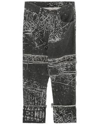 Nude:mm - All-Over Graphic-Print Trousers - Lyst