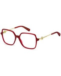 Marc Jacobs - Eckige Brille Mit Logo-Schild - Lyst