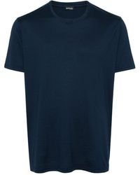 Kiton - T-Shirt aus Baumwoll-Kaschmir-Gemisch - Lyst