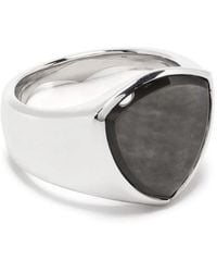 Tom Wood - Shield Mop Signet Ring - Lyst