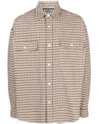 Palm Angels - Plaid-Checked Button-Up Shirt - Lyst