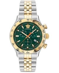 Versace - Greca Dome Chrono 43Mm - Lyst