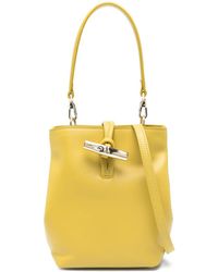 Longchamp - Borsa A Secchiello Le Roseau Mini - Lyst