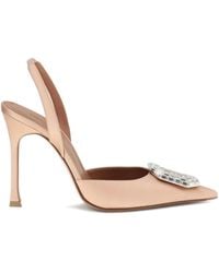 AMINA MUADDI - Sandales Camelia 105 Mm À Ornements - Lyst