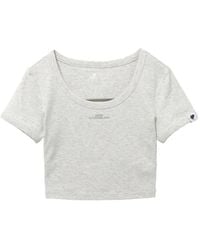 AAPE BY A BATHING AP - Logo-Printed Cropped T-Shirt - Lyst