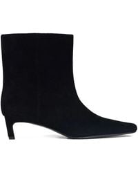 12 STOREEZ - 45Mm Suede Ankle Boots - Lyst