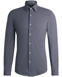 BOSS - Hemd mit geometrischem Print - Lyst