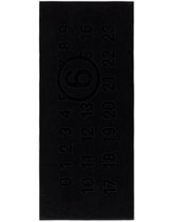 MM6 by Maison Margiela - Numeric Logo-Embossed Beach Towel - Lyst