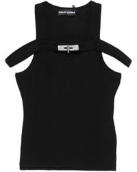 David Koma - Crystal-Embellished Top - Lyst