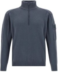C.P. Company - Stehkragen-Pullover mit aufgesetzten Taschen - Lyst