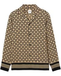 Sandro - Geometric-Pattern Shirt - Lyst