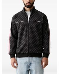 Guess - Monogram-Print Zip-Up Jacket - Lyst