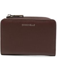 Coccinelle - Logo-Lettering Leather Wallet - Lyst