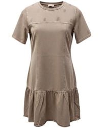 Liu Jo - Ruffled-Hem Mini Dress - Lyst