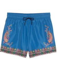 Etro - Swim-Trunk Roma - Lyst