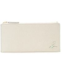 agnès b. - Logo-Plaque Leather Purse - Lyst