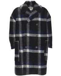 Henrik Vibskov - Floating Oversized Checked Double-Breasted Coat - Lyst